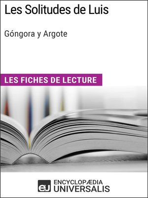 cover image of Les Solitudes de Luis de Góngora y Argote